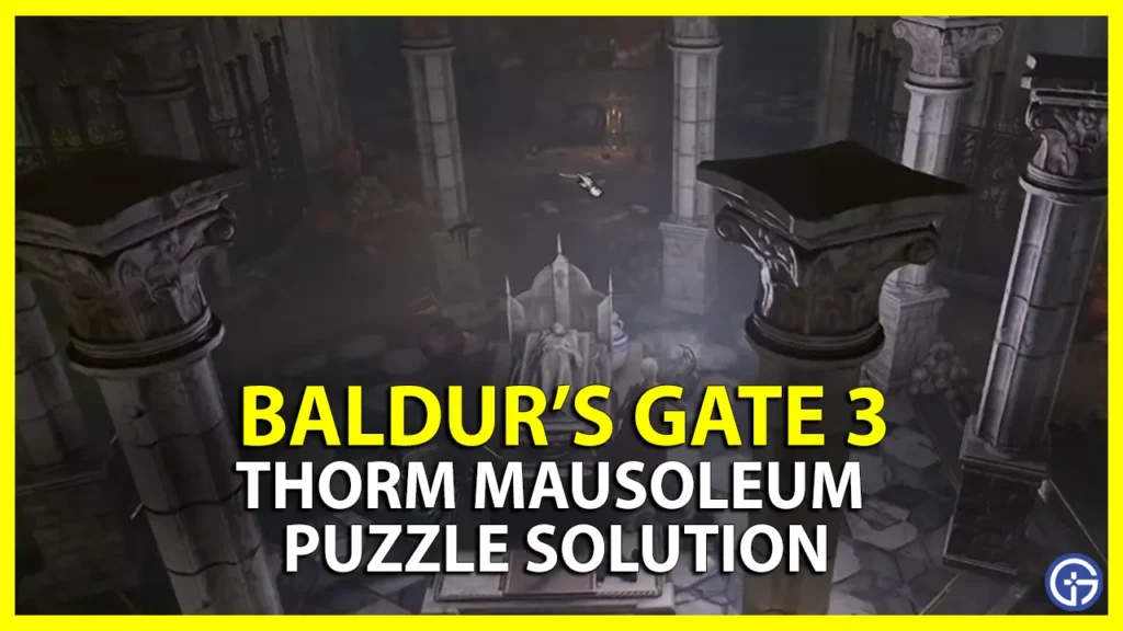 BG3 Mausoleum Puzzle