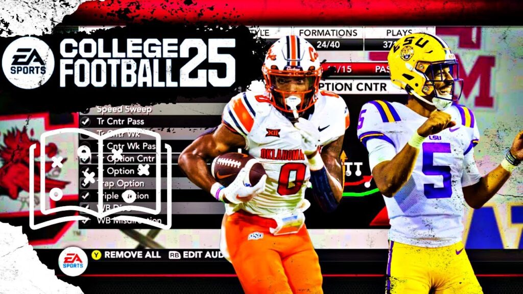 NCAA 25 Playbooks