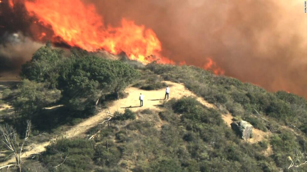 wildfires in orange county california