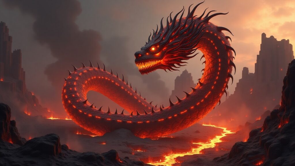 Revealing Erothtos: The Cosmic Fire Serpent Of Fantasy Legend Erothtos