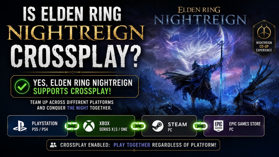 Is Elden Ring Nightreign Crossplay? Cross-Platform Support Explained Is Elden Ring Nightreign Crossplay?