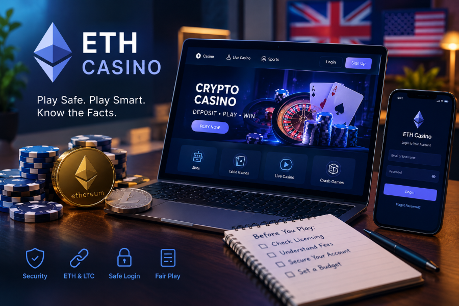 ETH Casino: Reviews, Login, Games, and Safety Guide ETH Casino